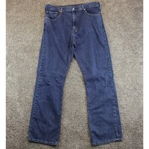 Levis 517 Bootcut Dark Wash Jeans Mens 40x34